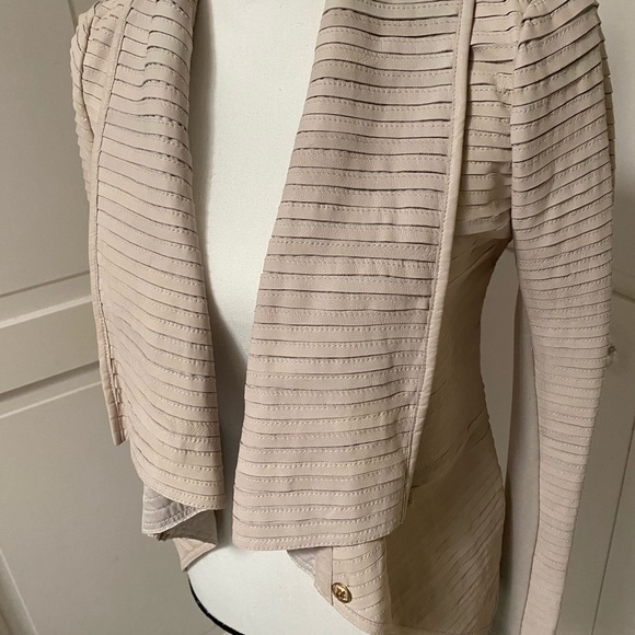 Marciano Shayna Drape Leather Jacket - Picture 9 of 11